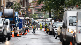 The underground fire was extinguished, but the cause is still under investigation. (Jessica Gallagher/The Baltimore Banner)