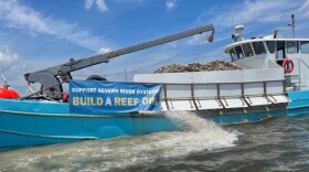 Annapolis-based nonprofit Oyster Recovery Partnership built another oyster reef in the Chesapeake Bay.