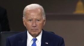 FILE - President Joe Biden attends Working Session III of the NATO Summit in Washington, July 11, 2024. Biden dropped out of the 2024 race for the White House on Sunday, July 21, ending his bid for reelection following a disastrous debate with Donald Trump that raised doubts about his fitness for office just four months before the election. (AP Photo/Susan Walsh, File)