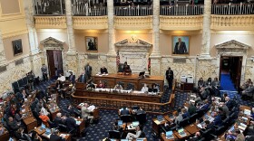 Maryland House of Delegates in session in Annapolis, Maryland.