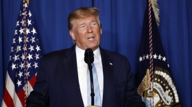 FILE - President Donald Trump speaks at his Mar-a-Lago estate on Jan. 3, 2019, in Palm Beach, Fla. The hush money case in New York that has led to criminal charges against Donald Trump is one of a number of investigations that could pose legal problems for the former president. (AP Photo/ Evan Vucci, File)