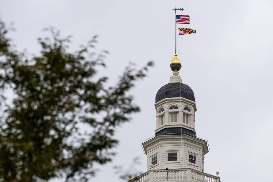 Construction on the Maryland State House in Annapolis began in 1772, and it’s the oldest state capital building in the nation still in continuous legislative use. (Kylie Cooper/The Baltimore Banner)