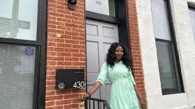 Eunice Ayieb, who moved in from Ghana in July, teaches English Language Development at a Baltimore City Public School. She said her new home that she shares with two other teachers from her country has been turned into a Ghanian environment. Photo by Wambui Kamau/WYPR.