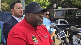 City Councilman Antonio Glover, a former solid waste worker, spoke personally to a culture of toxicity within the walls of DPW. Photo by Emily Hofstaedter/WYPR. 