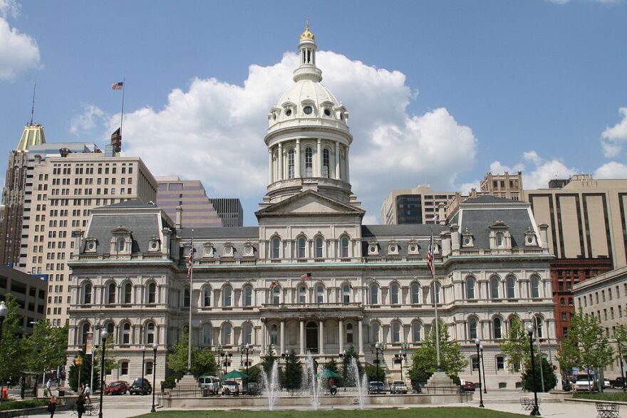 Baltimore City Hall.