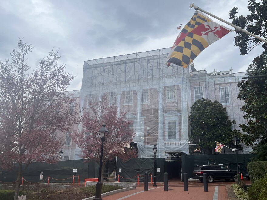 The Maryland State House. Photo by Matt Bush/WYPR.