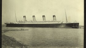 Titanic moored off the County Down coast. Credit: R. Welch/Flickr/Creative Commons