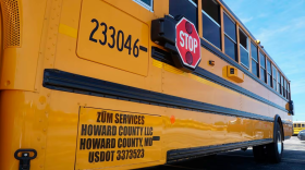 Zum, a California based tech company, will handle 230 of Howard County Public Schools’ roughly 500 school bus routes for the next three years. (Daniel Zawodny/The Baltimore Banner)