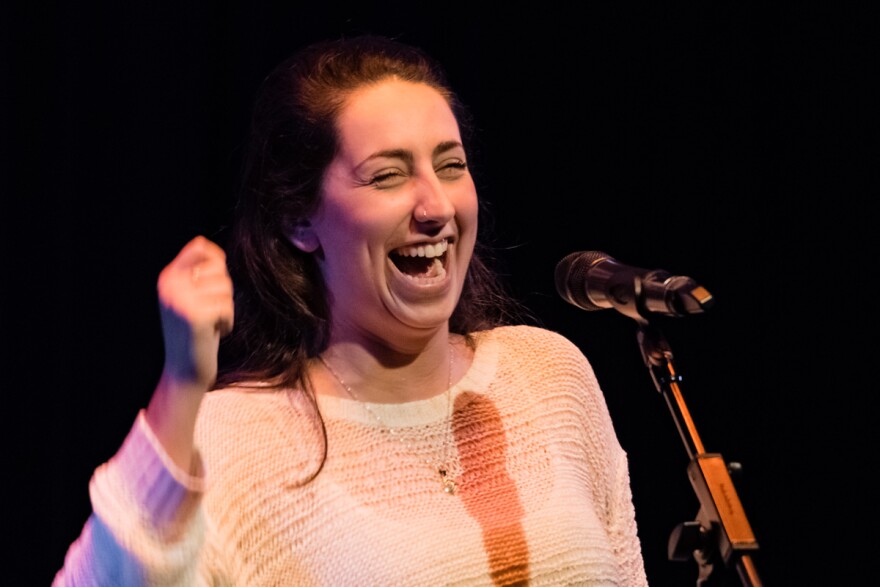 Storyteller Sophia Garber. Photo by Aaron Curtis.