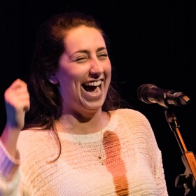 Storyteller Sophia Garber. Photo by Aaron Curtis.