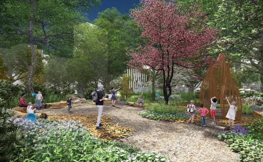 Rash Field Park Phase II Renderings Courtesy of Mahan Rykiel Associates