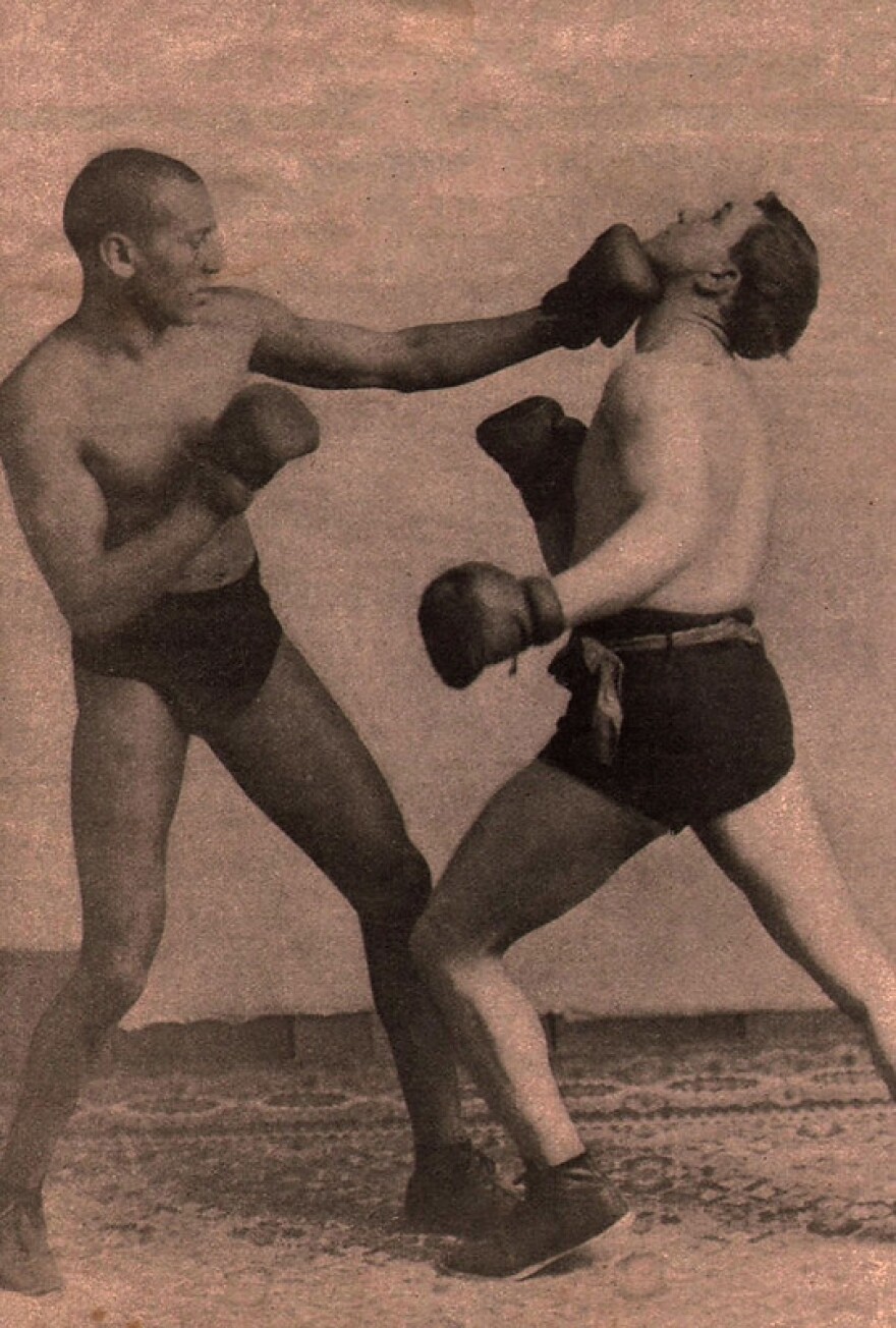 Joe Gans v Kid Herman, September 28, 1907 credit: The National Police Gazette/Flickr/Creative Commons