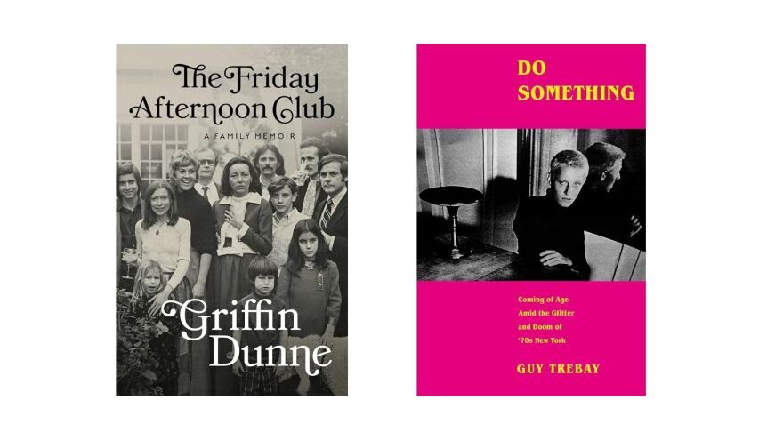 Dunne book: Penguin Press (l); Trebay book: Knopf Publishing Group