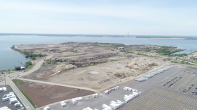 An aerial view of Coke Point, the proposed site of the Sparrows Point Container Terminal. (Tradepoint Atlantic)