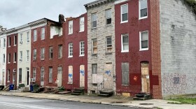 Vacant housing in Baltimore on October 2, 2024. Photo by Rachel Baye/WYPR.