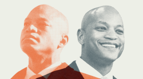 Gov. Wes Moore is on solid footing with Marylanders, according to a poll by Goucher College in partnership with The Baltimore Banner. (Dave Devoll for The Baltimore Banner)