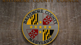  The seal of Baltimore County is seen in this photo from June 16, 2022. (Ulysses Muñoz/The Baltimore Banner)