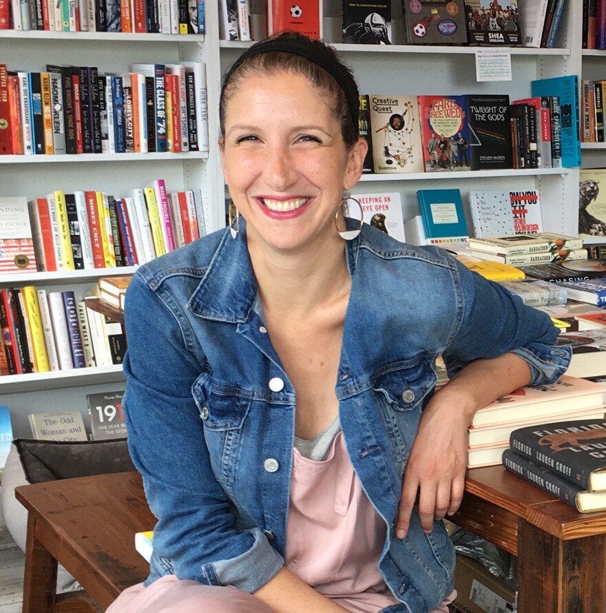 Julia Fleischaker, the owner of Greedy Reads bookstores in Baltimore. Photo courtesy of Fleischaker.