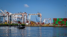 The Port of Baltimore at the Seagirt Marine Terminal Dundalk, Maryland.